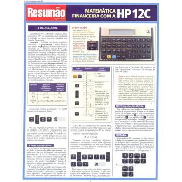 Imagem de Livro - Resumão Especial - Matemática Financeira Com a HP 12C - Andrew Carvalho Pinto