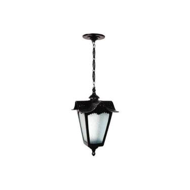 Imagem de Luminária Externa Interna Madri Menor com Corrente Alumínio