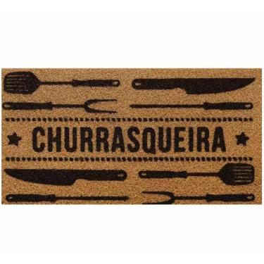 Imagem de Kapazi Tapete Vinil Super Print Churrasqueira 40Cmx75cm
