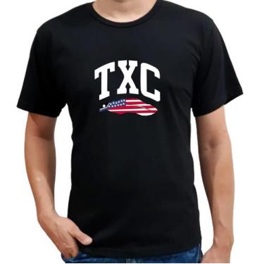 Imagem de Camiseta Masculina Country Texas Moda Rodeio Pena Usa Top - Alto Padrã