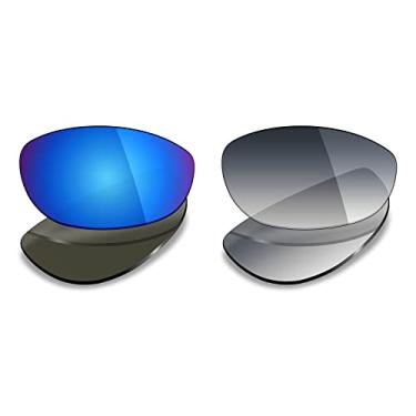 Imagem de 2 pares de lentes polarizadas de substituição da Mryok para óculos de sol Oakley Monster Dog – Opções