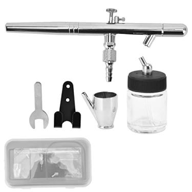 Imagem de Conjunto de aerógrafo Fafeicy, caneta de pincel de maquiagem de aço inoxidável versátil de alta precisão, para iniciantes e artilheiros experientes, com padrões de spray