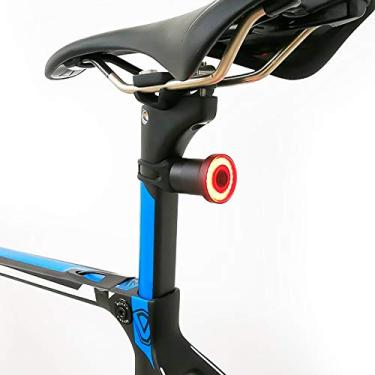 Imagem de XOSS ENFITNIX Luz traseira de bicicleta inteligente ultra brilhante, luz de bicicleta recarregável automático liga/desliga, IPX6 luzes de bicicleta de LED à prova d'água, acessórios
