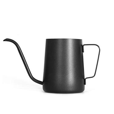 Imagem de Lautechco Chaleira pescoço de ganso 350 ml chaleira pequena para café com bico longo e estreito pote de café de aço inoxidável