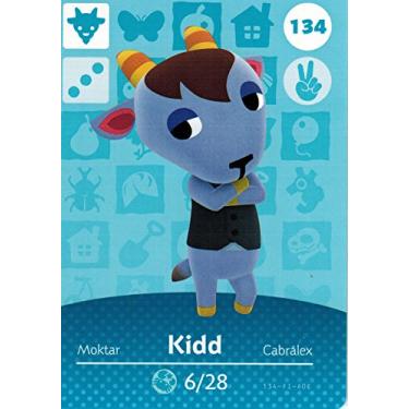 Imagem de Cartão Amiibo para Casa Feliz Designer Nintendo Animal Crossing Kidd 134/200 versão EUA