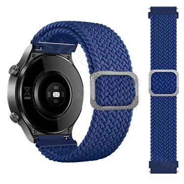 Imagem de GANYUU Pulseiras de pulso Correa trançadas para COROS APEX Pro/APEX 46 42mm Pulseira Smartwatch PACE 2 PACE2 Pulseira Correa (Cor: Azul, Tamanho: para APEX 42mm)