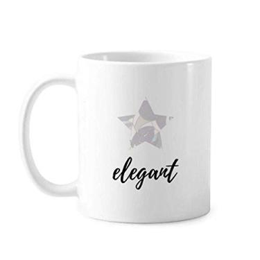 Imagem de Caneca de cerâmica para desenho de arte em cor clara xícara de porcelana de café