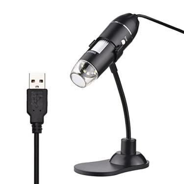 Imagem de Chusui 1000X USB Handheld Microscópio Eletrônico Digital Portátil Mini Lupa com Suporte para Laptop Desktop Observação de Plantas Teste Industrial Detecção de Placa de Circuito