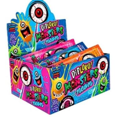 Imagem de Pirulito Dip loko Neon Caixa C/30 Unids- Escolha o sabor - Danilla Foods