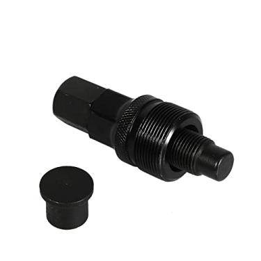 Imagem de extrator de manivela de bicicleta,Extrator de manivela de bicicleta durável, removedor de chave de roda de braço de manivela de bicicleta com cabeça removível, ferramenta de remoção de manivela compa