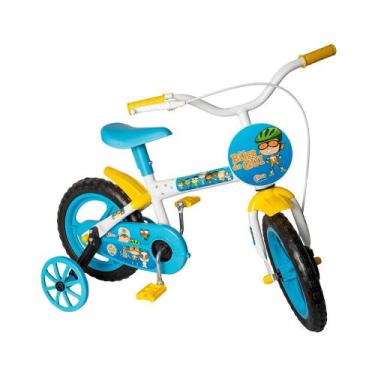 Imagem de Bicicleta Infantil Styll Baby Aro 12 Clubinho Salva Vidas Branca E Azu