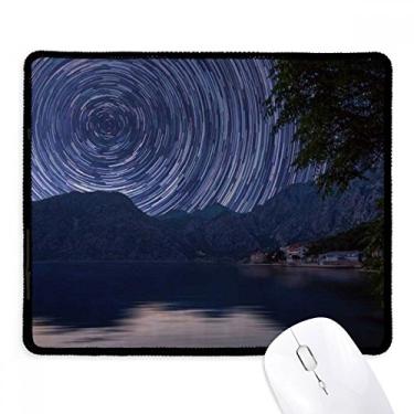 Imagem de Mousepad Light Year Stars Dark Night Sky Tapete de borracha para jogos