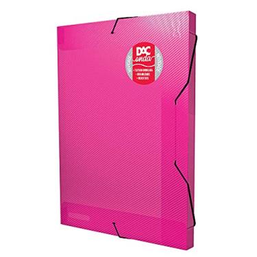 Imagem de Pasta Aba Elástica Ofício com Lombo de 4 cm Rosa - Onda