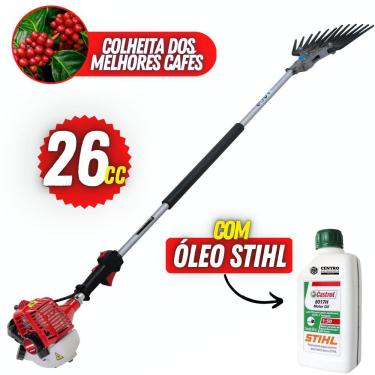 Imagem de Derriçadeira Profissional Para Cafeicultura Kawashima á Gasolina 2T Com Haste Longa de...