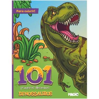 Livro para colorir - Carregue-me - Dinossauros