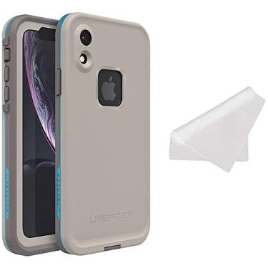 Imagem de LifeProof Capa à prova d'água da série FRĒ para iPhone XR (apenas) – com pano de limpeza – embalagem não varejista – Body Surf (Cemente/Gárgula/Oceano Havaiano)
