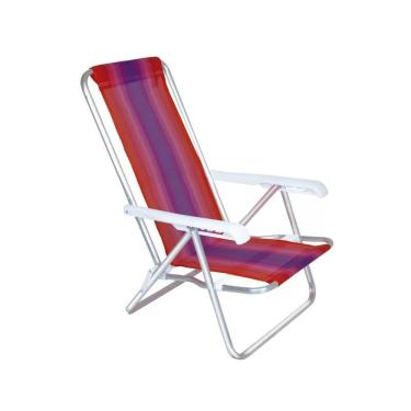 Imagem de Mor - Cadeira Reclinável 4 Posições Alumínio - Estampas Sortidas