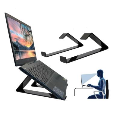 Imagem de Kit 2 Base Suporte Ergonomico Notebook Tablet Apoio Portatil