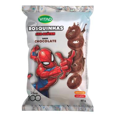 Imagem de Rosquinha 100 Disney Sabor Chocolate Sem Glúten 60g