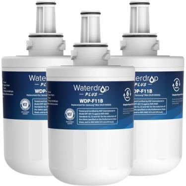 Imagem de Waterdrop Filtro de água para geladeira Plus DA29-00003G NSF 401, reduz PFAS, substituição para Samsung DA29-00003B, DA29-00003A, Aqua-Pure Plus, HAFCU1, RFG237AARS, RS22HDHPNSR, 3 filtros