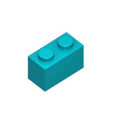 Imagem de Building Brick ttehgb toy Classic Bulk Block 1x2 300 unidades