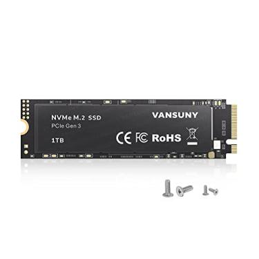 Imagem de Vansuny Unidade de estado sólido interna NVMe M.2 de 1 TB PCIe 3.0 TLC M.2 SSD 3D NAND 2280 Velocidade de até 3400/2900 MB/s Disco rígido de estado sólido interno SSD PCIe
