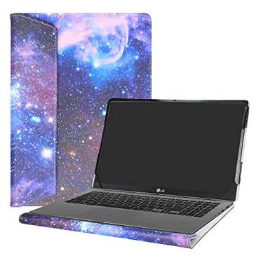 Imagem de Alapmk Capa protetora para laptop LG gram 15 15Z970 15Z980 15Z980 15Z990 Series (aviso: não serve para LG gram 15 15Z960/15Z950), Galaxy