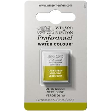 Imagem de AQUARELA W&N PROF PASTILHA OLIVE GREEN 0101447