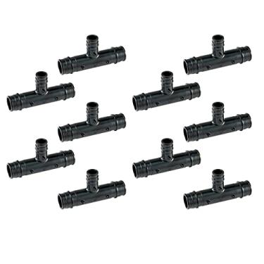 Imagem de (Pacote com 10) EFIELD Poly Pex-A Conexões de Expansão 3/10.2 cm x 3/10.2 cm Tee para Tubulação Pex A/Tubo, ASTM F1960