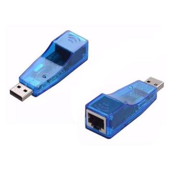 Imagem de Placa Rede Usb Externa Rj45 Adaptador Lan Ethernet 10-100
