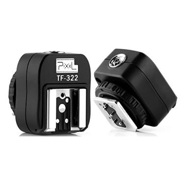 Imagem de Adaptador Pixel TF-322 Flash Hot Shoe Sync com porta de sincronização de PC extra dedicada para Nikon DSLR e Flashgun