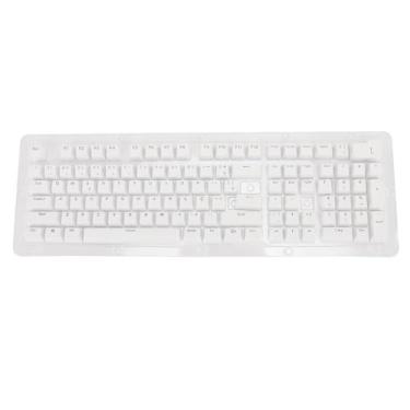 Imagem de Teclado Com 110 Teclas, Teclado Mecânico Português Brasileiro, Translúcido, para 61 64 68 84 87 96 98 100 104 108 Teclas (WHITE)