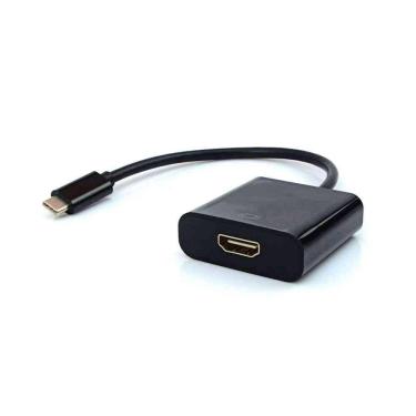 Imagem de Cabo Adaptador Usb Tipo-C M X Hdmi F Adp-303Bk Plus Cable