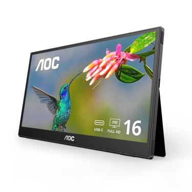 Imagem de Monitor portátil aoc 16T3EA 16 usb-c Full HD 1920x1080 ips