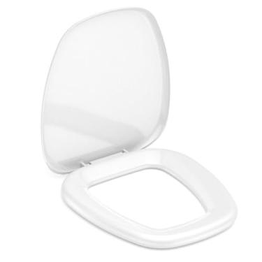 Imagem de Kit 3 Assentos Original Polipropileno Almofadado Confort Plus Thema Incepa Branco