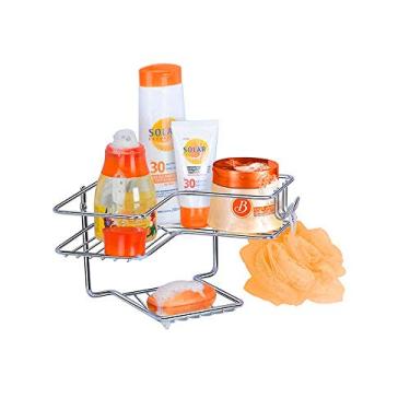 Imagem de Cantoneira Premium com Saboneteira Cromada