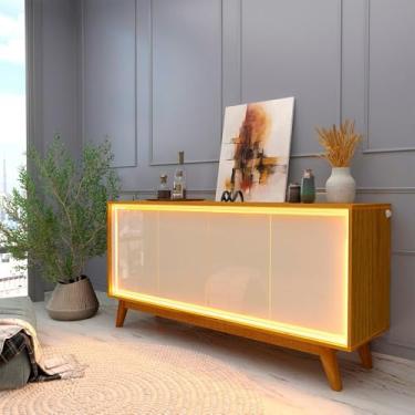 Imagem de Buffet com LED Requinte 160 Naturale Off White - Gelius