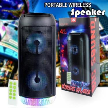 Imagem de Super Caixa De Som Kts 1180 Furacão Amplificada Com Bluetooth led muit