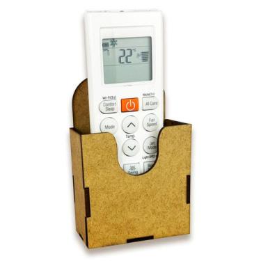 Imagem de Suporte De Parede Porta 1 Controle Remoto Ar Tv Som Mdf - JJVERAS 