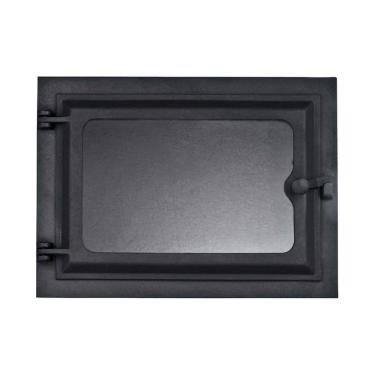 Imagem de Porta Forno Ferro Fundido Com Vidro 31,5x46cm - Modelo Libaneza G