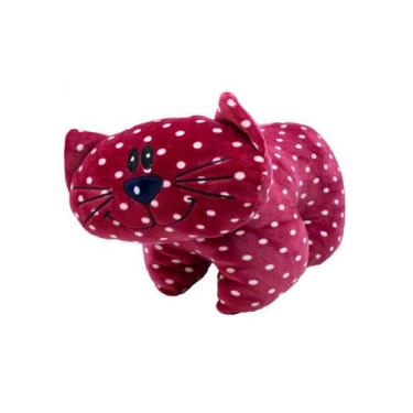 Imagem de Gato Vermelho Pintas Brancas 30cm - Pelúcia - Fofy Toys