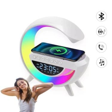 Imagem de Caixa De Som  Carregador Abajur Indução G-speaker - F7 Variedades