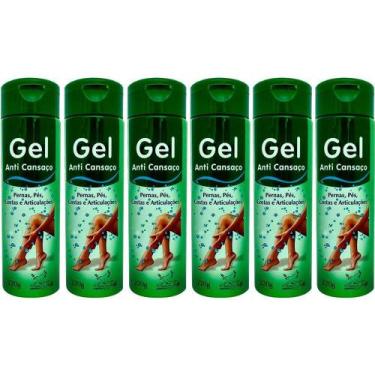 Imagem de Atacado 6 Gel Massageador Anti Cansaço 220G Pernas Pé Costas - San Jul