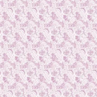 Imagem de Papel De Parede Arabesco Lilas Adesivo Sala E Quarto Casal - LRP