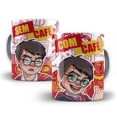 Imagem de Caneca Harry Potter Com Café Sem Café Porcelana Modelo 2 - Tio da Cane