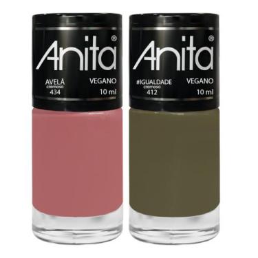 Imagem de Kit 2 Esmaltes Tons Terrosos 10ml Coleção Anita