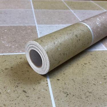 Imagem de Adesivo Vinilico Quadrados Lavavel Texturizado 500x60cm Piso Chão - Op