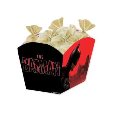 Imagem de Caixinhas de Papel para Doces Decoração Batman Filme 8 Unid. - Fantasi