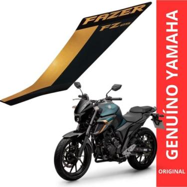 Imagem de Adesivo Grafico Fz25 Fazer250 Verde Fosco Aba Tanque Esquerdo 2024 - Y