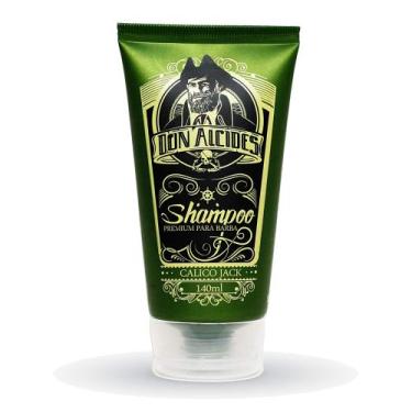 Imagem de Shampoo Para Barba Don Alcides Calico Jack, Shampoo, Branca, 140ml